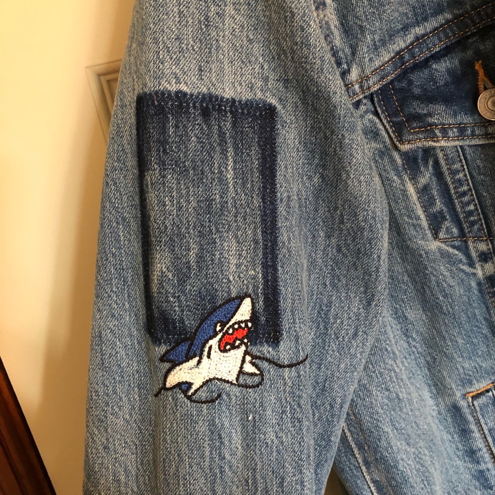 Patchwork Levi’s Trucker Jean Jacket - image 4